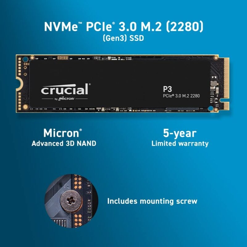 Crucial P Tb Pcie Nvme M Ssd Computer Solution