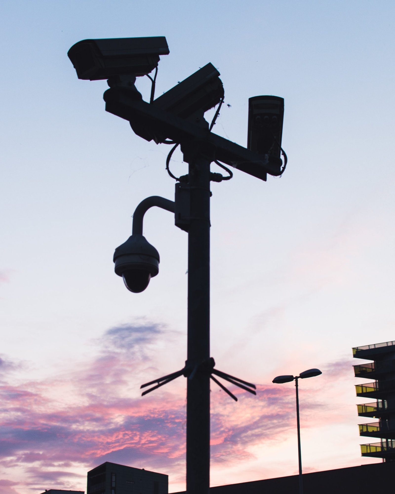 black-lamp-post-with-mounted-cameras-1135453