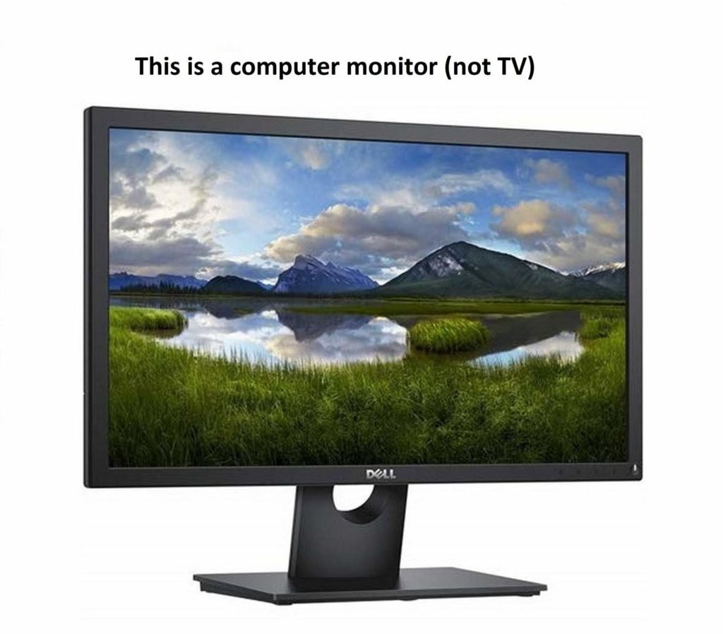 54 Inch Computer Monitor Dell 21.5-inch (54.6 cm) LED Backlit Computer Monitor - Full HD, TN ...
