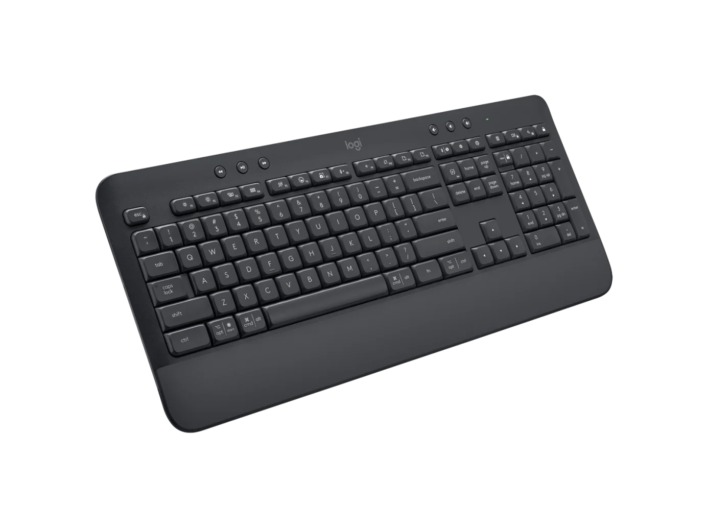 Logitech Signature K650 Comfort Full-Size Wireless Keyboard with Wrist  Rest, Graphite